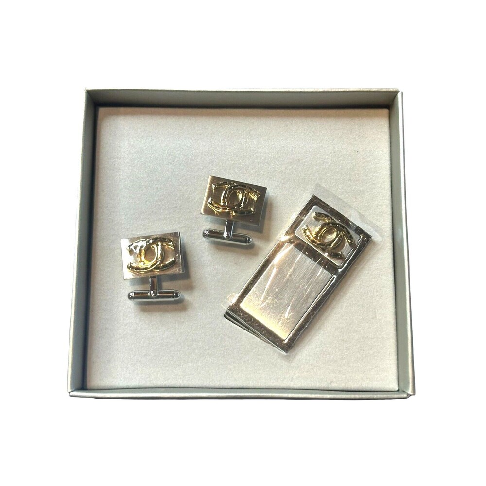 Horseshoe cufflinks & money clip NIB old money preppy gambling luck